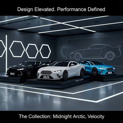 📢📢60% KEDVEZMÉNY !!【🎁A legjobb ajándék🎁】Hiperautós ébresztőóra –🏎️Valósághű GTR motor és fényeffektek